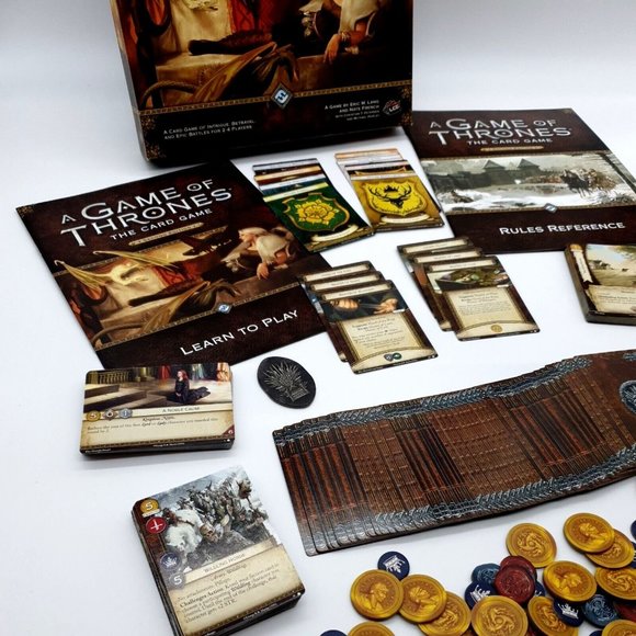 A Game of Thrones The Card Game Second Edition Core Set Complete Family Night - Picture 5 of 11